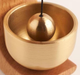 Дерев'яний дзвіночок для дверей Wooden Bell с-подібний бездротовий дзвінок на магніті, світлий коричневий (98481015) - зображення 4