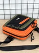 Сумка трансформер 3в1 (сумка через плечо, нагрудная - слинг, бананка) для мужчин и женщин, Оранжевый (1111) - изображение 4