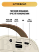 Бездротова портативна Bluetooth колонка з двома мікрофонами та сабвуфером Бежева - зображення 7