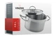 Каструля Vinzer Universum Series сіра з нержавіючої сталі 2.6 л (50062/89062) - изображение 3