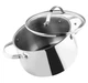 Каструля Vinzer Culinaire Series сіра з нержавіючої сталі 4 л (50167/89167) - изображение 2