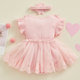 Боди детское с фатиновой юбкой Baby 70 см Розовый 3-6 мес - изображение 5