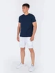 Футболка хлопковая длинная мужская Joma Desert 101739.331 4XL Темно-Синяя (8424309416416) - изображение 3