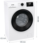Стиральная машина узкая Gorenje W3NGPI72SBS/UA - изображение 7