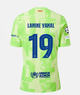 Дитяча футбольна форма Nike Lamine Yamal №19 Barcelona 2024-2025, розмір 22 (зріст 125-130 см), салатова - зображення 3