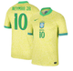 Дитяча футбольна форма Nike Neymar Jr. (Неймар) збірна Бразилії 24/25, розмір 24 (зріст 130-140 см), жовта - изображение 2