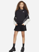 Bluza bez kaptura dziewczęca młodzieżowa Nike Sportswear Club Fleece FZ9244-010 L Czarna - obraz 3