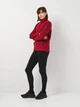 Толстовка на молнии утепленная на флисе без капюшона женская Joma Explorer 901497.650 XS Бордовая (8445456027546) - изображение 3