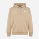 Худі утеплене чоловіче Nike Sportswear Club Fleece BV2654-247 M Темно-бежеве (195871849862) - зображення 4