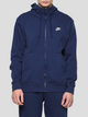 Худі утеплене чоловіче Nike M Nsw Club Hoodie Po Bb BV2654-410 M Темно-синє (193147705423) - зображення 5