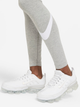 Legginsy damskie sportowe Nike W Nsw Essntl Gx Mr Lggng Swsh CZ8530-063 M Szare - obraz 4