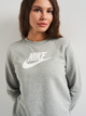 Bluza damska bez kaptura Nike W Nsw Club Flc Gx Std Crew DQ5832-063 M Szara - obraz 4