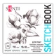 Скетчбук SANTI для графіки Flowers 18х18см 30 арк. склейка 110г/м2 - изображение 1