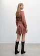 Платье женское MANGO 47085867 Вишневый S KL0438 - изображение 7
