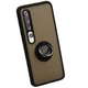Чехол Fiji Colorframe для Xiaomi Mi Note 10 / Mi Note 10 Pro (Mi CC9 Pro) матовый бампер с кольцом Black - изображение 1