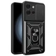 Чехол Fiji Camera Defence для Motorola Edge 50 Neo бампер с защитой камеры и подставкой Black - изображение 1