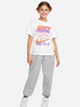 Koszulka dziewczęca młodzieżowa bawełniana Nike Sportswear FZ5556-100 XL (158-170 cm) Biąla - obraz 3