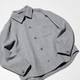 Пальто осеннее короткое женское Uniqlo 573282681 XL Серое (1159824641) - изображение 5