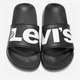Детские шлепанцы для мальчика Levi`s June L VPOL0238S-0003 30 Black (4894873974225) - изображение 4