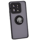 Чохол Fiji Colorframe для Xiaomi 13 Pro матовий бампер з кільцем підставкою Black - зображення 1