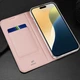 Чехол-книжка Dux Ducis с карманом для визиток для Apple iPhone 16 (6.1") Pink - изображение 6