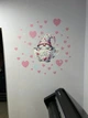 Інтер'єрна наліпка 60*50 см Гном Love рожевий - зображення 4