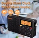 Радіоприймач XHDATA з акумулятором Радіо FM LW MW SW LED-дисплей / Bluetooth - колонка / TF-card / Stereo - зображення 7
