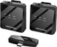 Микрофон Vention USB-C 2-Pack Wireless Lavalier Black (NCBB0) - изображение 2