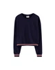 Світшот Pull & Bear темно-синій WYYGF836 XS - зображення 6