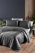 Постельное белье First Choice Deluxe Satin DARK 200х220 Timeless Antracite - изображение 1
