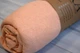 Простынь 90x200+25см махровая на резинке Персиковая - изображение 2