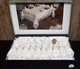 Велюрова скатертина з ранером Selin Azra Set 160×220+12 серветок Кремова - зображення 4