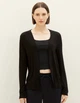 Кардиган Tom Tailor Ж1113961 (1036778) колір чорний XS - изображение 1