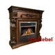 Каминокомплект IDaMebel Seville дубовый (1196x1120x356) с паровым камином Etna SF 05 с настоящим 3D эффектом пламени, обогревом, звуком, дровами, интенсивностью и яркостью - изображение 3