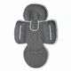 Универсальный защитный вкладыш в автокресло группы 0+ (0-13 кг), коляску Baby Protect WP mini (Ontario Baby) ART-0000679, серый - изображение 1