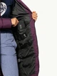 Пуховик зимний длинный женский Jack Wolfskin Frozen Palace Coat W 1204133-I0082 S Темно-фиолетовый (4064886320962) - изображение 5