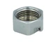 Заглушка RAFTEC 1 1/2" латунь, РВ, DN40, під пломбу, нікель, ZV05 - изображение 1