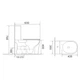 Унитаз-компакт Mixxus Wave-0405-R 630x350x795 мм, Rimless MI6694 - изображение 6