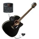 Гітара електроакустична Equites EQ902CE Black 41 - зображення 1