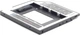 Адаптер подключения Gembird для HDD/SSD 2.5'' в отсек привода ноутбука SATA/mSATA низкопрофильный (MF-95-01) - изображение 2
