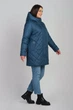 Куртка женская демисезонная большого размера UF-fashion LR -25 64 бирюзовый - изображение 3