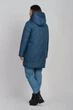 Куртка женская демисезонная большого размера UF-fashion LR -25 64 бирюзовый - изображение 4