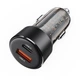 Автомобільний зарядний пристрій ACEFAST B12 60W (USB-A+USB-C) dual-port car charger Black (6974316282914) - изображение 2
