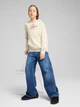 Детское худи для девочки Puma Ess Script Tr 68580687 122-128 см Alpine Snow (4067983504198) - изображение 3