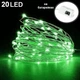 Гірлянда роса на батарейках мідний провід 20 Led Strip String Green - изображение 1