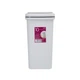 Ведро для мусора 10 л с крышкой пластиковое MVM BIN-04 10L GRAY - изображение 1
