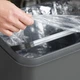 Ведро для мусора 45 л с крышкой и педалью пластиковое MVM BIN-01 45L ANTHRACITE - изображение 15
