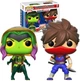 Набор фигурок Funko Pop&nbsp;Гамора против Страйдера Games Marvel vs. Capcom GAMORA vs. STRIDER 10см M GS2 pack - изображение 1