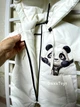 Дитячий комбінезон демісезонний Panda 68 см Цілісний з капюшоном від 3 до 6 міс Білий (ZKT04) - зображення 2
