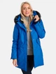 Парка зимняя с мехом женская Huppa Vivian 12498020-7003 XS Синяя (4741468555959) - изображение 4